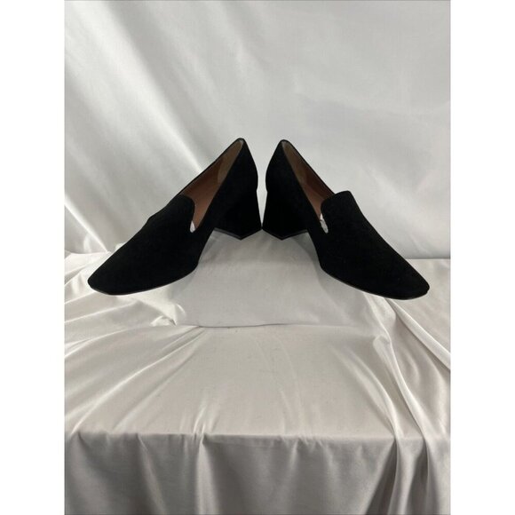 Gravity Pope Velvety Suede Block-Heel Shoes - Picture 5 of 10